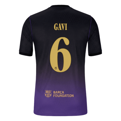 Barcelona 2026/27 Away Soccer Jersey - GAVI #6 – UCL (Player Edition)