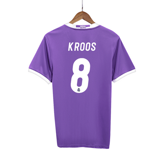 Retro KROOS #8 Men's Real Madrid 2016/17 Away Soccer Jersey