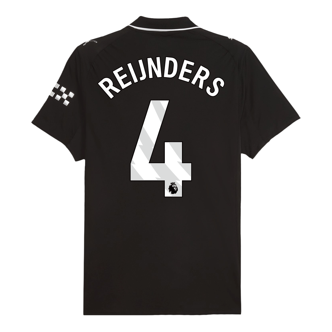 Manchester City 2025/26 Away Soccer Jersey - REIJNDERS #4 (Player Edition)