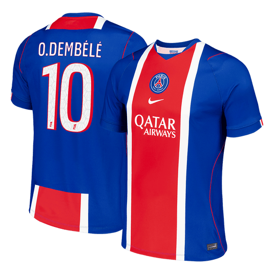 O.DEMBÉLÉ #10 Men's PSG 2026/27 Home Soccer Jersey