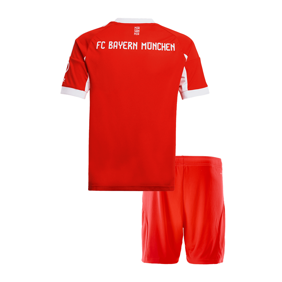Kid's Bayern Munich 2025/26 Home Soccer Jersey Kit