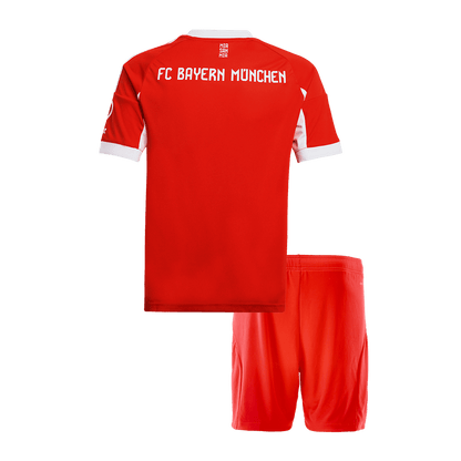 Kid's Bayern Munich 2025/26 Home Soccer Jersey Kit