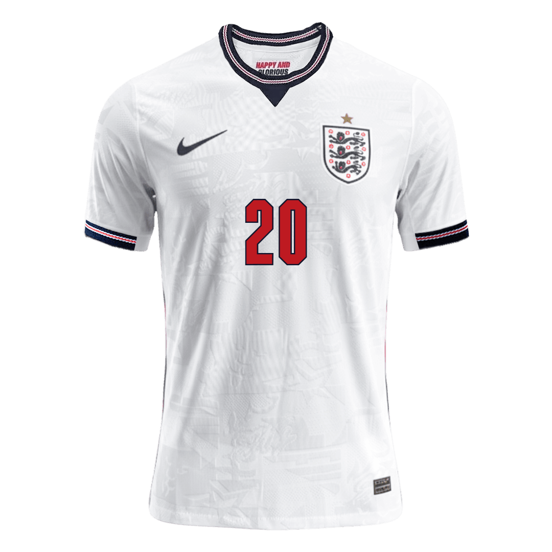 England World Cup 2026 Home Soccer Jersey - PALMER #20 (Player Edition)
