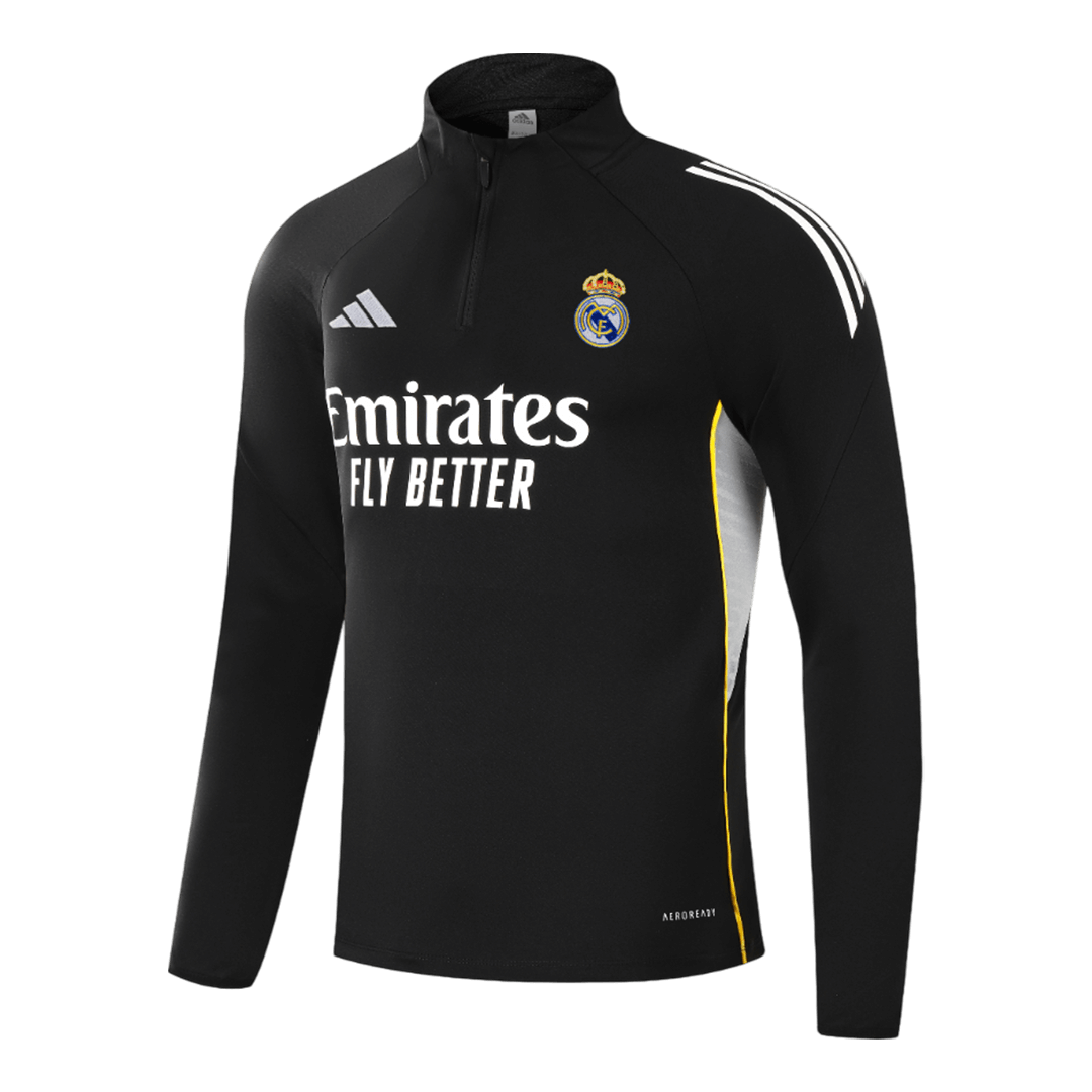 Kids Real Madrid 2025/26 Tracksuit Black