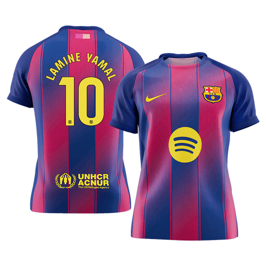 Barcelona 2025/26 Home Soccer Jersey - LAMINE YAMAL #10