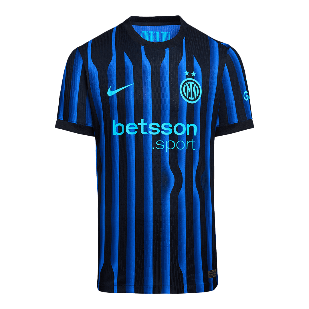 Inter Milan 2025/26 Home Soccer Jersey - THURAM #9 (Player Edition)