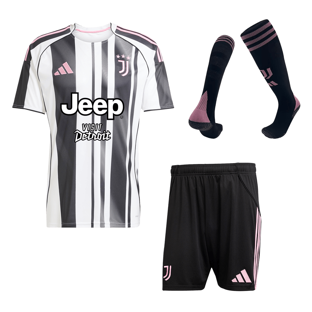 Juventus 2025/26 Home Soccer Full Kit