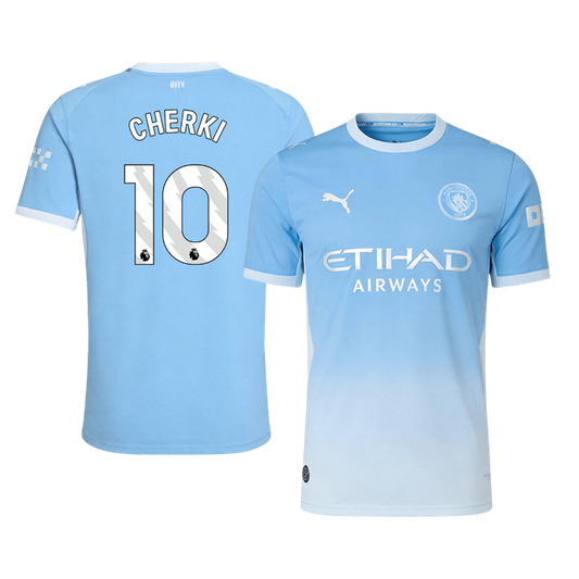 Manchester City 2026/27 Home Soccer Jersey - CHERKI #10 (Player Edition)