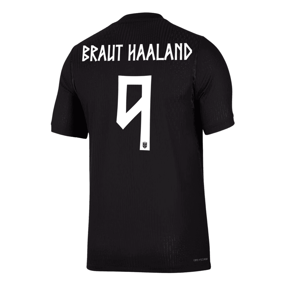 BRAUT HAALAND #9 Men's Norway World Cup 2026 Player Version Away Soccer Jersey - Slim Fit