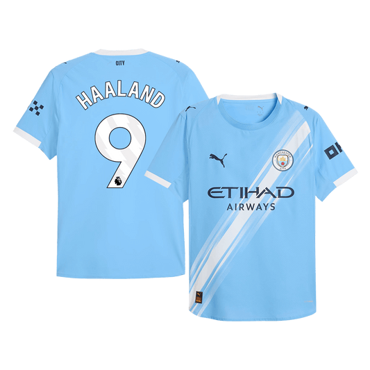 Manchester City 2025/26 Home Soccer Jersey - HAALAND #9 (Player Edition)