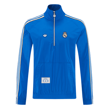 Real Madrid 2026 Windbreaker Jacket Blue