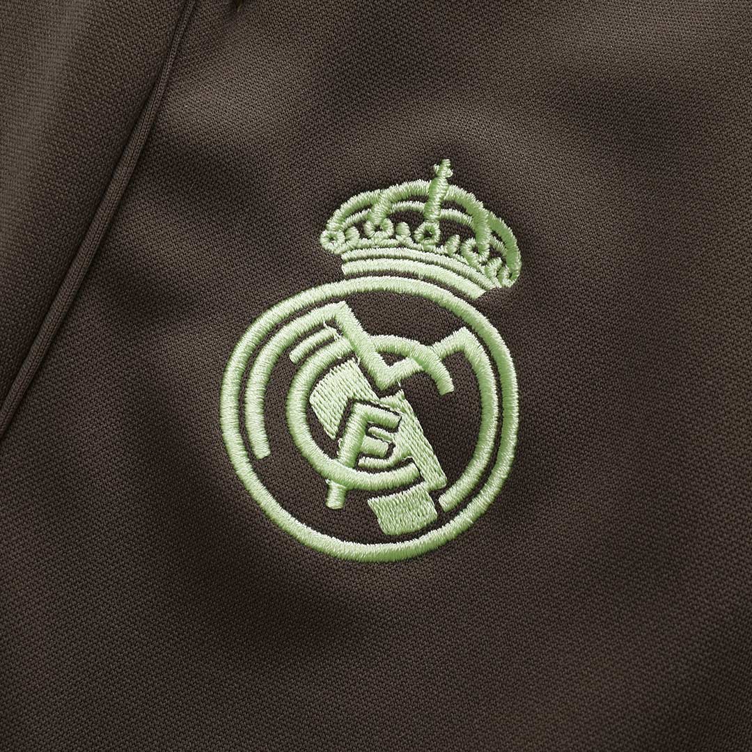 Kids Real Madrid 2025/26 Tracksuit Green