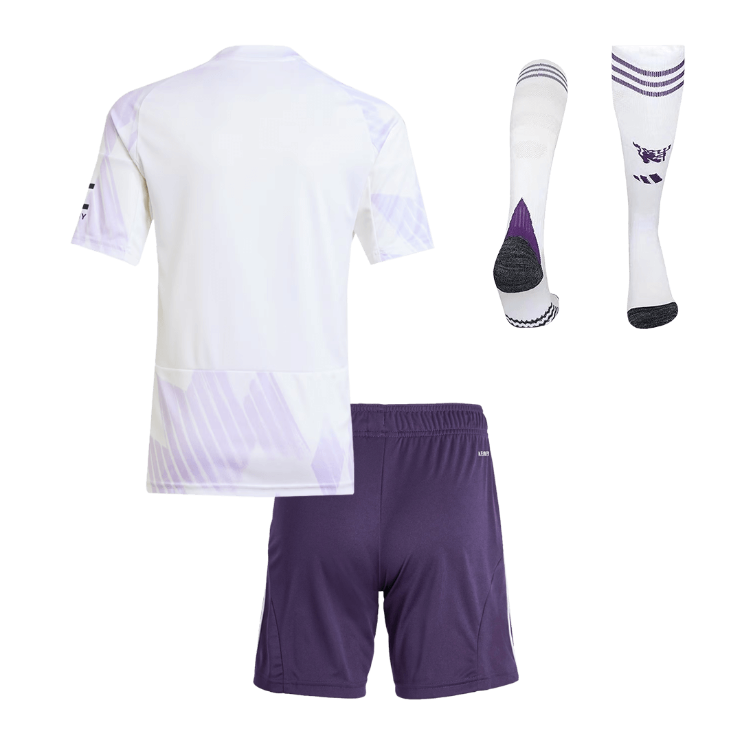 Kids Manchester United 2025/26 Away Soccer Full Kit