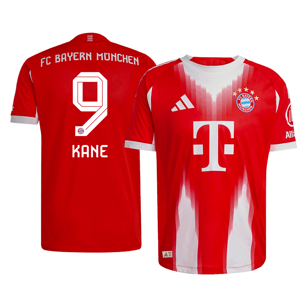 KANE #9 Men's Bayern Munich 2025/26 Player Version Home Soccer Jersey - Slim Fit