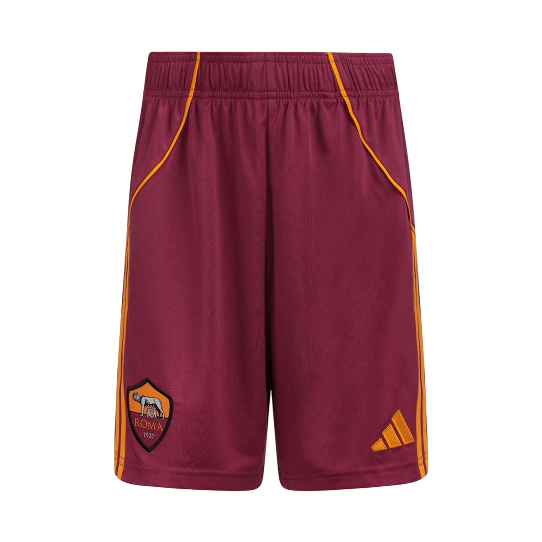 Men's Roma 2025/26 Home Soccer Shorts