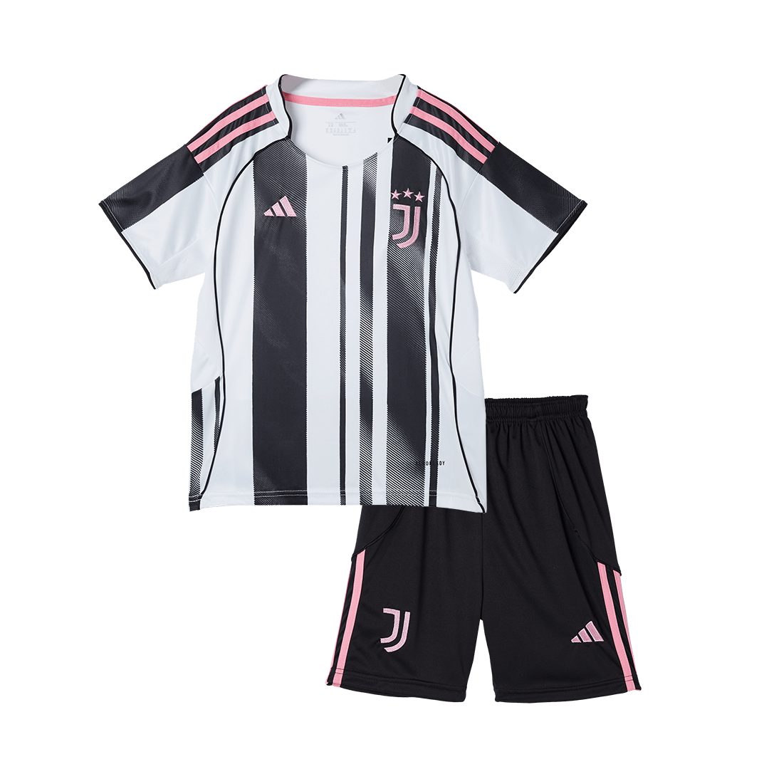 Kids Juventus 2025/26 Home Soccer Kit