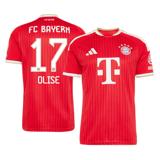 Bayern Munich 2026/27 Home Soccer Jersey - OLISE #17
