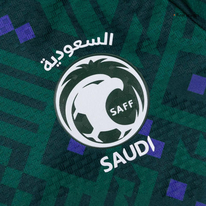 Men's Saudi Arabia World Cup 2026 Player Version Home Soccer Jersey - Slim Fit