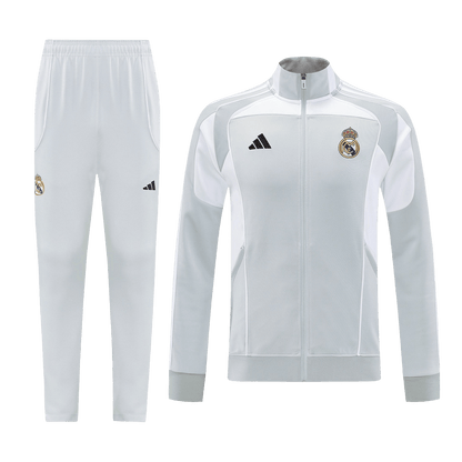 Real Madrid 2025/26 Home Tracksuit Gray