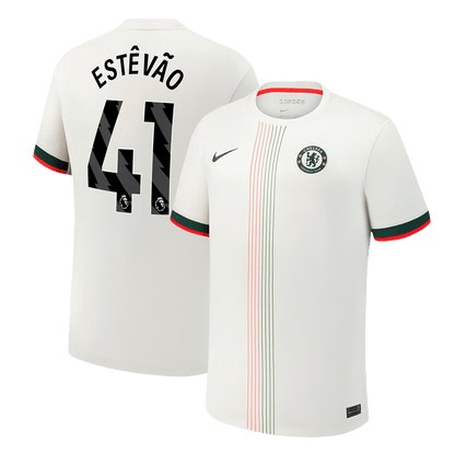 Chelsea 2025/26 Away Soccer Jersey - ESTÊVÃO #41