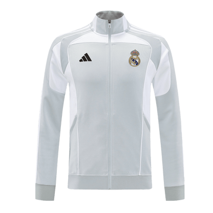 Real Madrid 2025/26 Home Training Jacket Gray