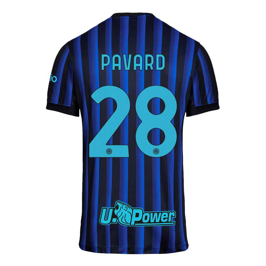PAVARD #28 Men's Inter Milan 2025/26 Home Soccer Jersey