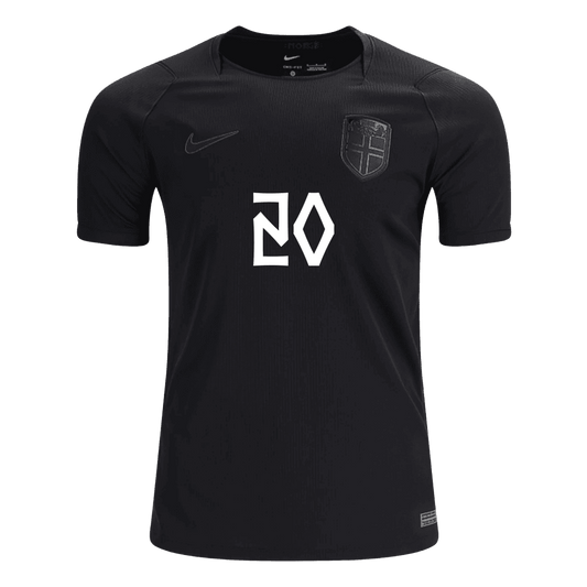 NUSA #20 Men's Norway World Cup 2026 Away Soccer Jersey