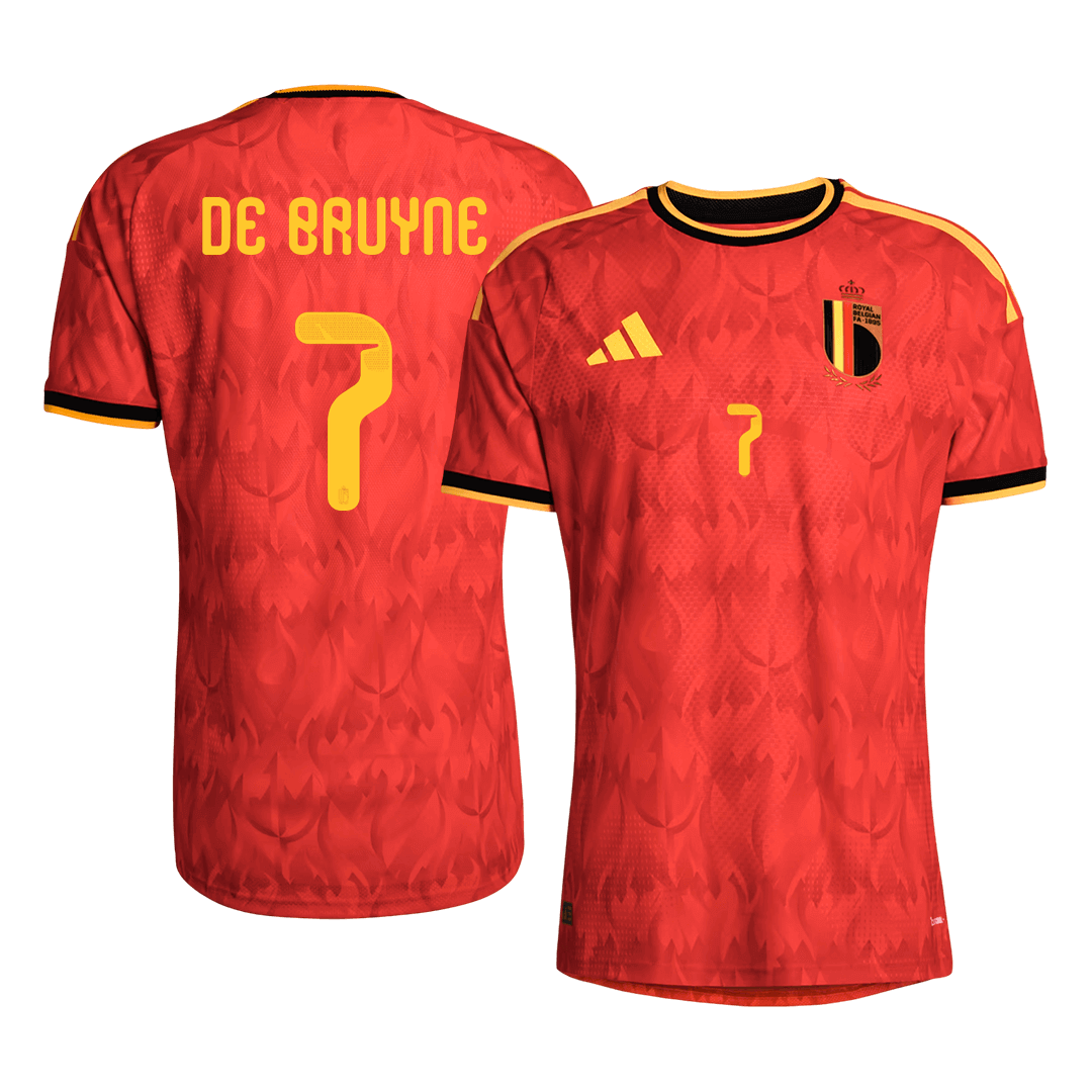 Belgium World Cup 2026 Home Soccer Jersey - DE BRUYNE #7 (Player Edition)