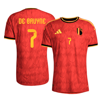 Belgium World Cup 2026 Home Soccer Jersey - DE BRUYNE #7 (Player Edition)