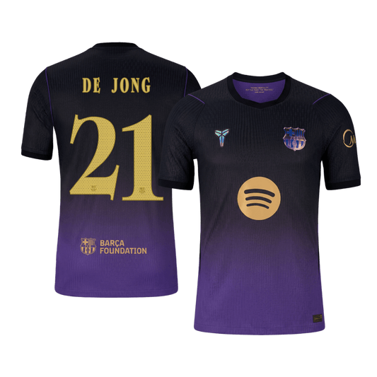 Barcelona 2026/27 Away Soccer Jersey - DE JONG #21 – UCL
