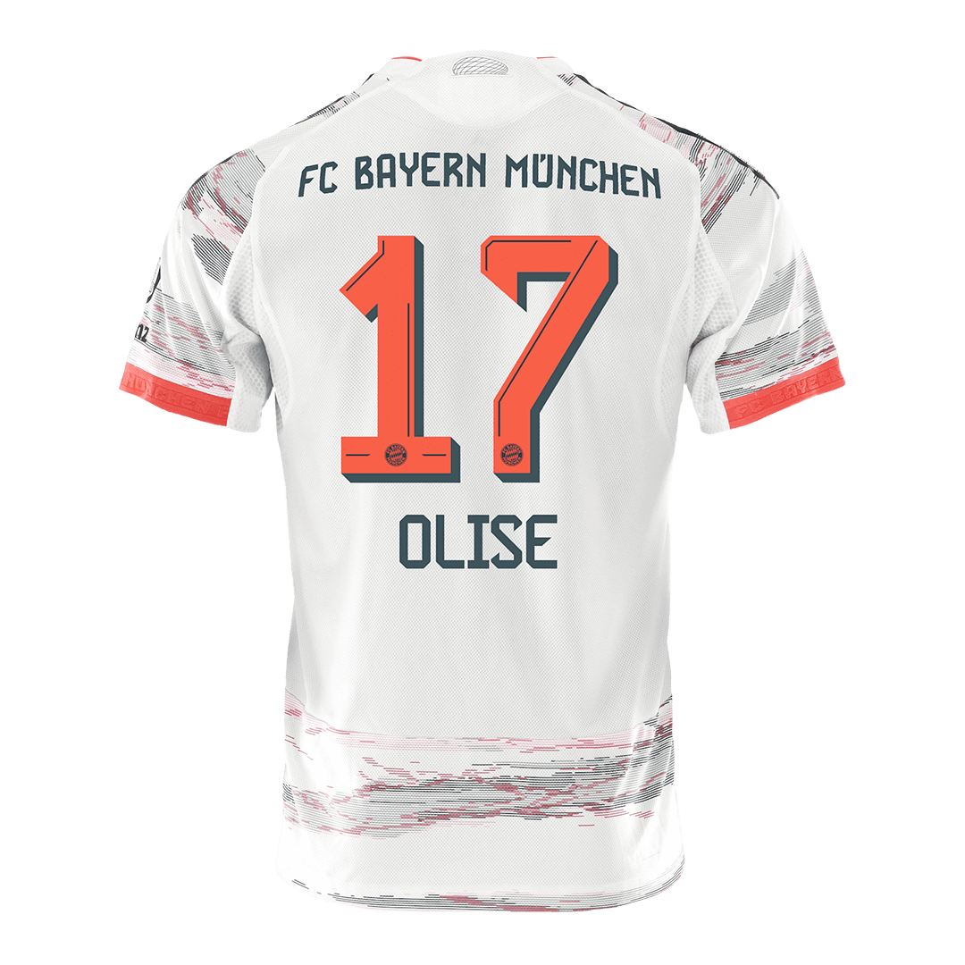 OLISE #17 Men's Bayern Munich 2025/26 Player Version Away Soccer Jersey - Slim Fit