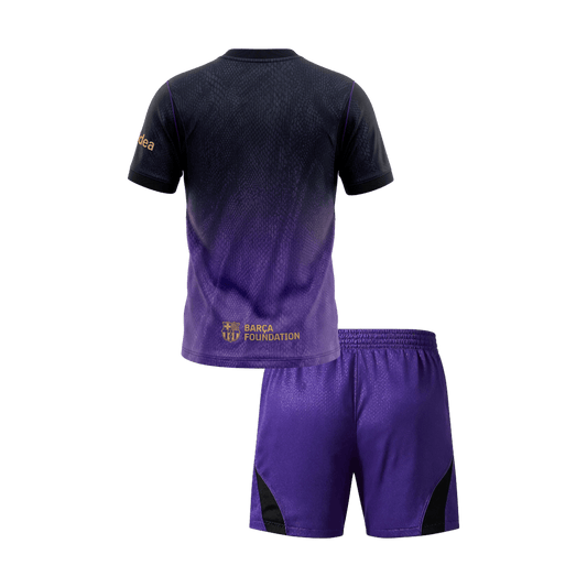 Kids Barcelona 2026/27 Away Soccer Kit