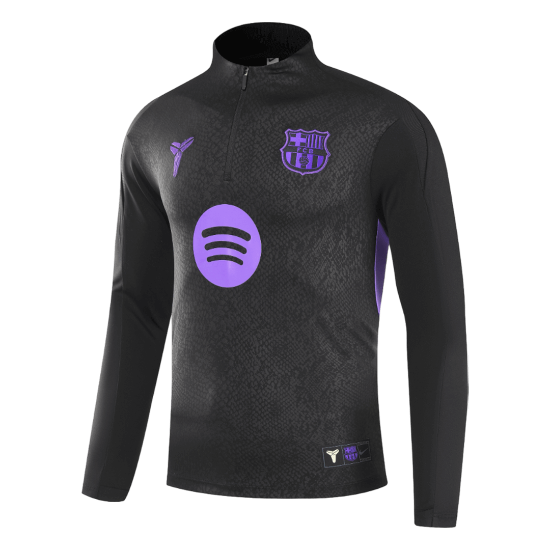 Kids Barcelona 2025/26 Tracksuit Black