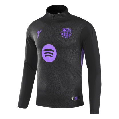 Kids Barcelona 2025/26 Tracksuit Black