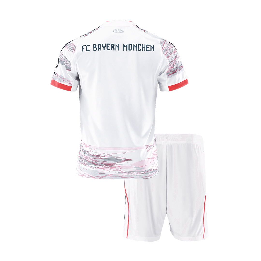Kid's Bayern Munich 2025/26 Away Soccer Jersey Kit