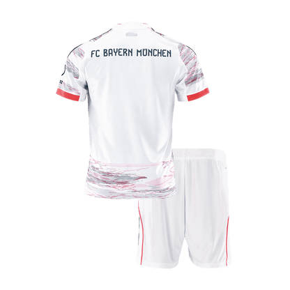 Kid's Bayern Munich 2025/26 Away Soccer Jersey Kit