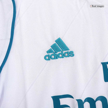 Retro KROOS #8 Men's Real Madrid 2017/18 Home Soccer Jersey