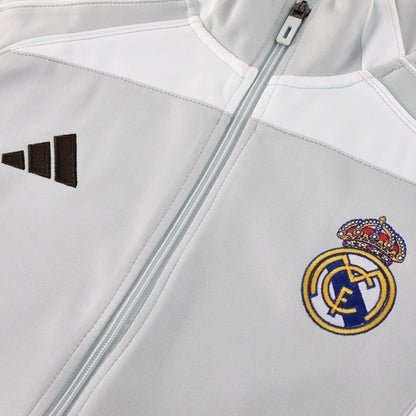 Real Madrid 2025/26 Home Training Jacket Gray