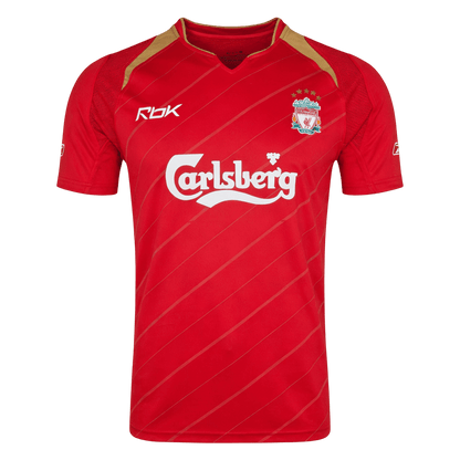 Liverpool 2005/06 Retro Home Soccer Jersey