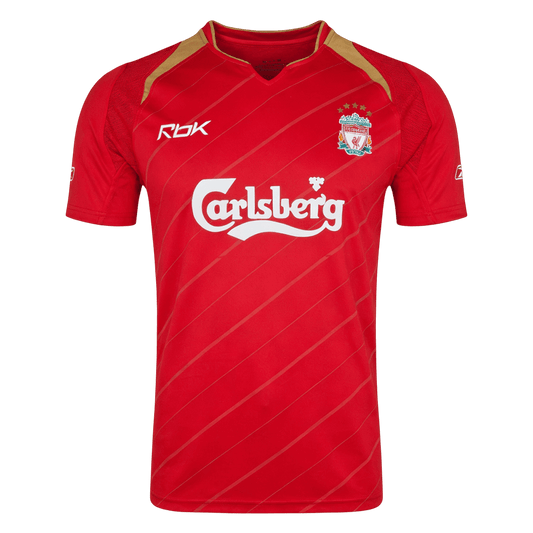 Retro Men's Liverpool 2005/06 Home Soccer Jersey