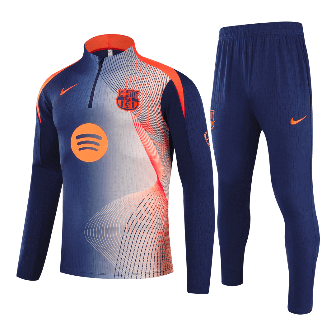 Kid's Barcelona 2025/26 Zipper Sweatshirt Kit