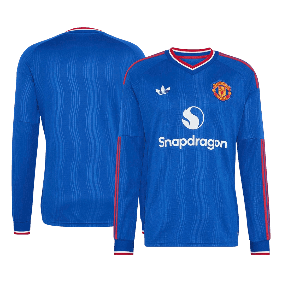 Manchester United 2026/27 Long Sleeve Away Soccer Jersey