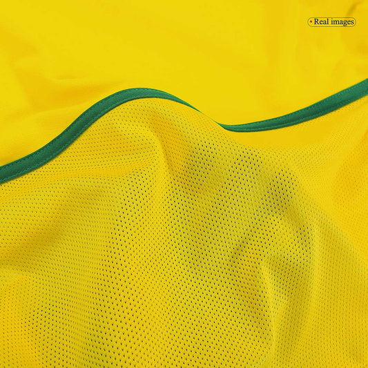 Retro CAFU #2 Men's Brazil 2002/03 Home Soccer Jersey