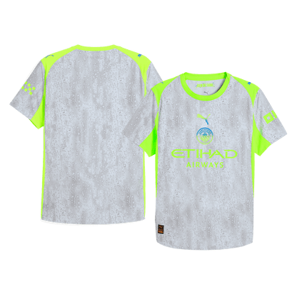 Men's Manchester City 2025/26 Player Version Third Away Soccer Jersey - Slim Fit