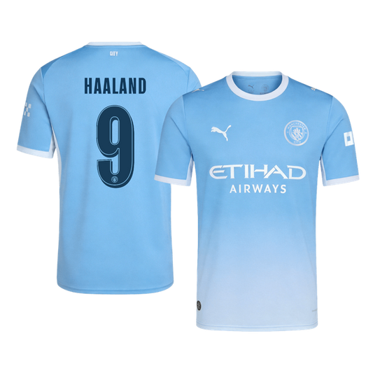Manchester City 2026/27 Home Soccer Jersey - HAALAND #9 – UCL
