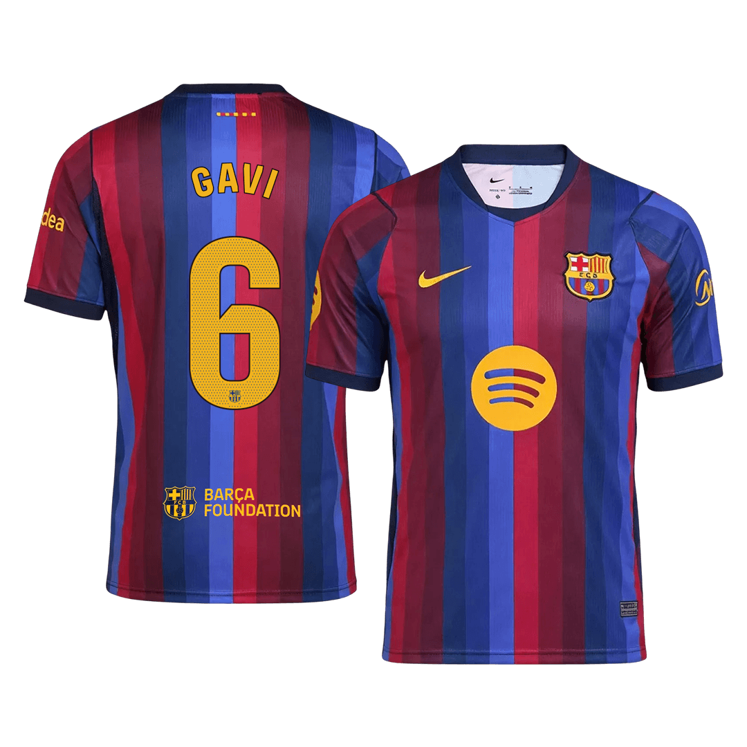 Barcelona 2026/27 Home Soccer Jersey - GAVI #6