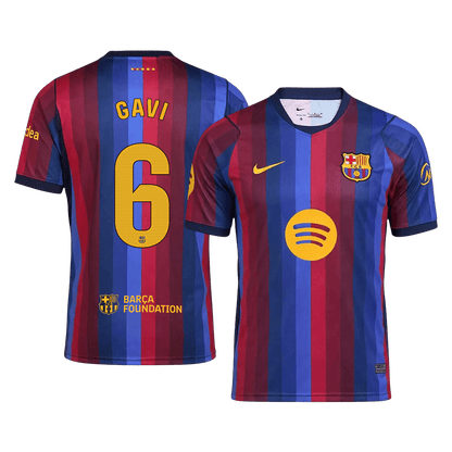 Barcelona 2026/27 Home Soccer Jersey - GAVI #6