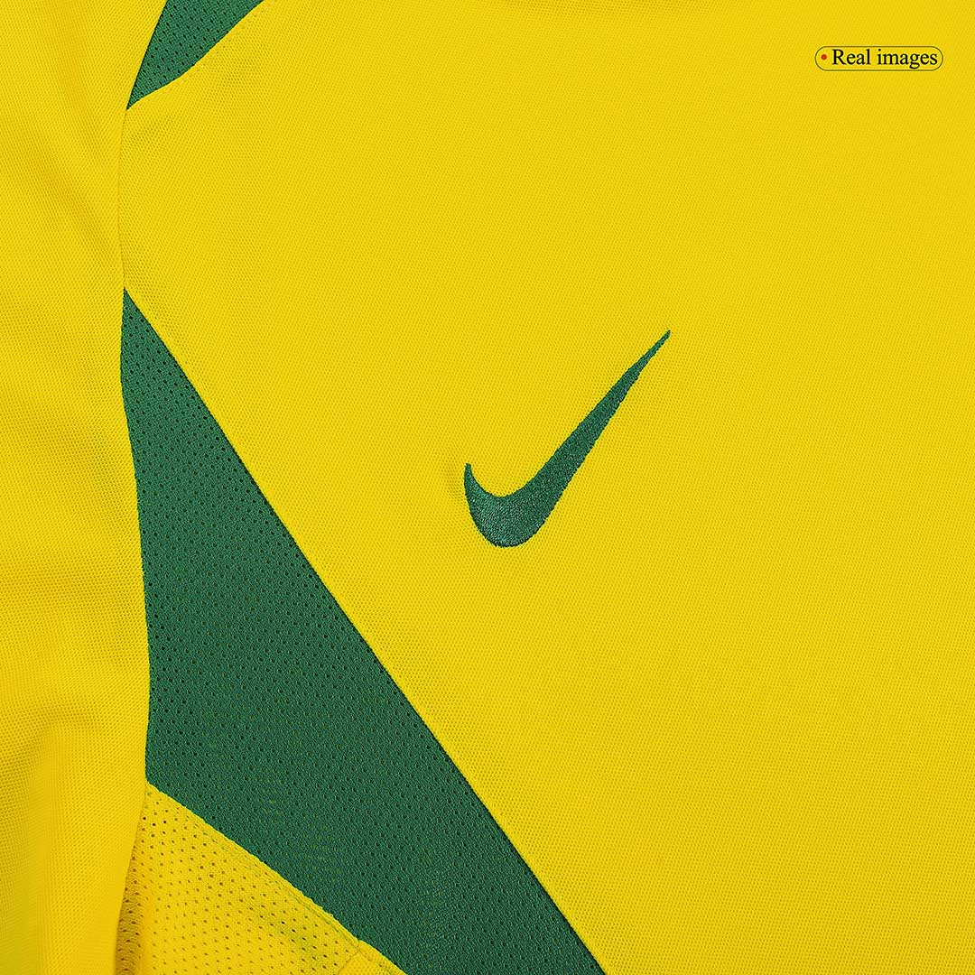 Retro CAFU #2 Men's Brazil 2002/03 Home Soccer Jersey