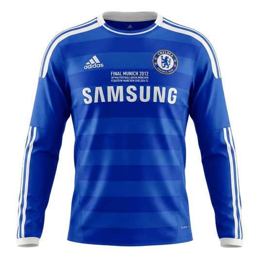 Chelsea 2011/12 Retro Long Sleeve Home Soccer Jersey