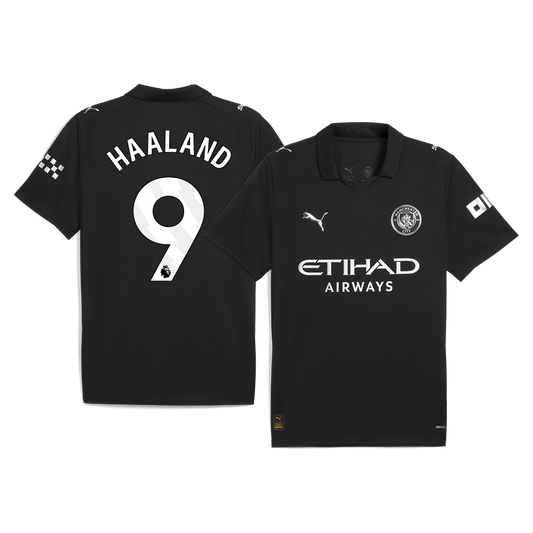 Manchester City 2025/26 Away Soccer Jersey - HAALAND #9